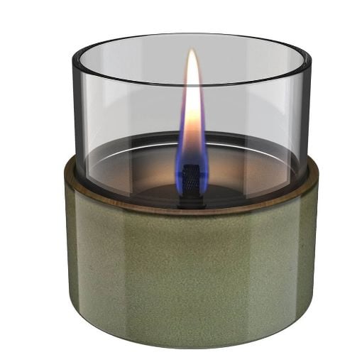 Εικόνα της Επιτραπέζια Εστία Φωτιάς Tenderflame Aster 10 Reactive Glaze 9.8x9.7cm 200ml Green TF-0440006