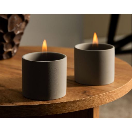 Εικόνα της Επιτραπέζια Εστία Φωτιάς Tenderflame Breeze 10 10x8.5cm 200ml Grey TF-600075