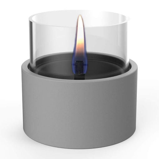 Εικόνα της Επιτραπέζια Εστία Φωτιάς Tenderflame Breeze 10 10x8.5cm 200ml Grey TF-600075