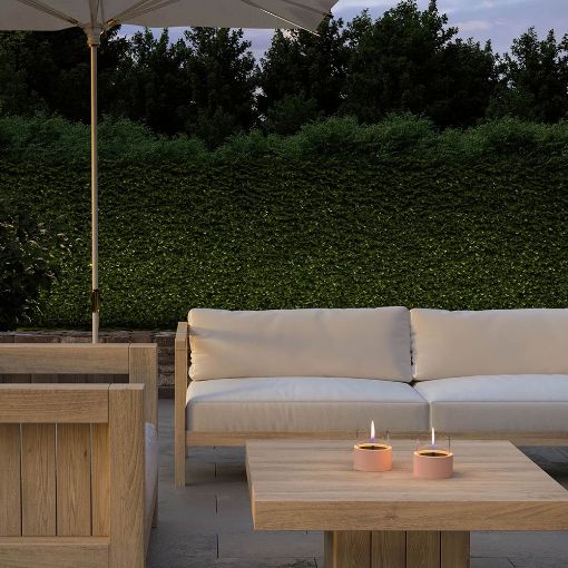 Εικόνα της Επιτραπέζια Εστία Φωτιάς Tenderflame Breeze 10 10x8.5cm 200ml Peach TF-600076