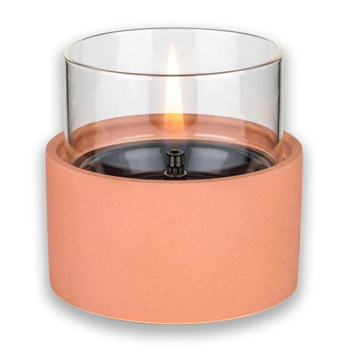 Εικόνα της Επιτραπέζια Εστία Φωτιάς Tenderflame Breeze 10 10x8.5cm 200ml Peach TF-600076