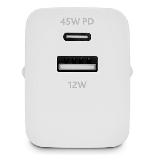 Εικόνα της Φορτιστής TTEC Duo GAN PD USB-C & USB-A 45W White 2SCP02B