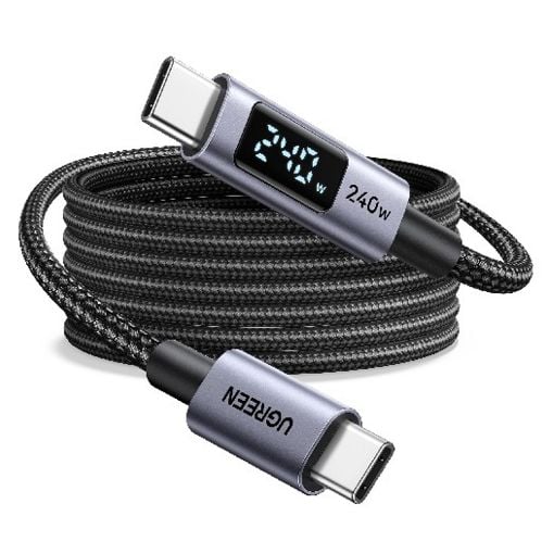 Εικόνα της Καλώδιο Ugreen L530 USB-C to USB-C 240W PD 1m Black 65866