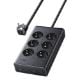 Εικόνα της Πολύπριζο Ugreen S622 6 Θέσεων με 3x USB-A & 1x USB-C 1.5m Black 75141
