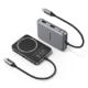 Εικόνα της Portable USB Hub Ugreen CM896 7-in-1 Magnetic USB/HDMI/Card Reader Grey 65759