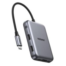 Εικόνα της Portable USB Hub Ugreen CM896 7-in-1 Magnetic USB/HDMI/Card Reader Grey 65759