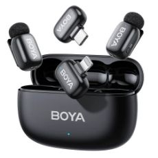 Εικόνα της Boya Mini 2 USB-C & Lightning 2mics & Charging Box Black