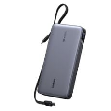 Εικόνα της Power Bank Ugreen PB552 25000mAh USB-A/USB-C PD with Built-in Cable 165W Grey 55995B