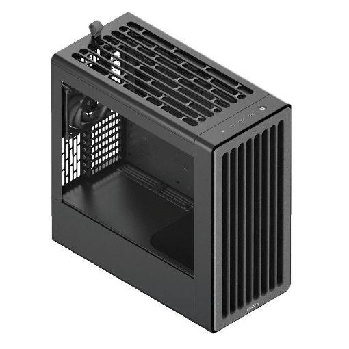 Εικόνα της Havn BF 360 Flow Tempered Glass with Fans Black HVN-CA-BF360-04