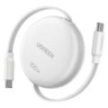 Εικόνα της Καλώδιο Ugreen L531 USB-C to USB-C PD 100W Retractable 1m White 95673