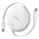 Εικόνα της Καλώδιο Ugreen L531 USB-C to USB-C PD 100W Retractable 1m White 95673
