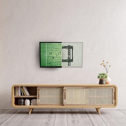 Εικόνα της Επιτοίχια Βάση Τηλεόρασης Osio 13–43″ Fixed Black OSMA-1342