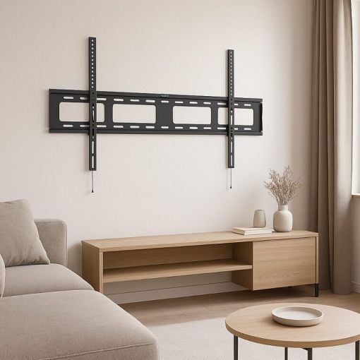 Εικόνα της Επιτοίχια Βάση Τηλεόρασης Osio 42-100″ με Μπράτσο Black OSMA-1575