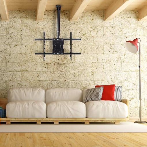 Εικόνα της Βάση Οροφής Τηλεόρασης Osio 37–75″ Black OSMA-1470