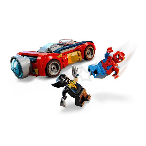 Εικόνα της LEGO Marvel: Spider-Man Car vs. Venomized Wolverine 76336