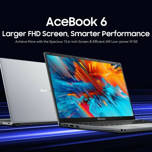 Εικόνα της Laptop Blackview AceBook 6 15.6" Intel Ν150 16GB 256GB SSD Win11 Home (US Keyboard) Stellar Grey