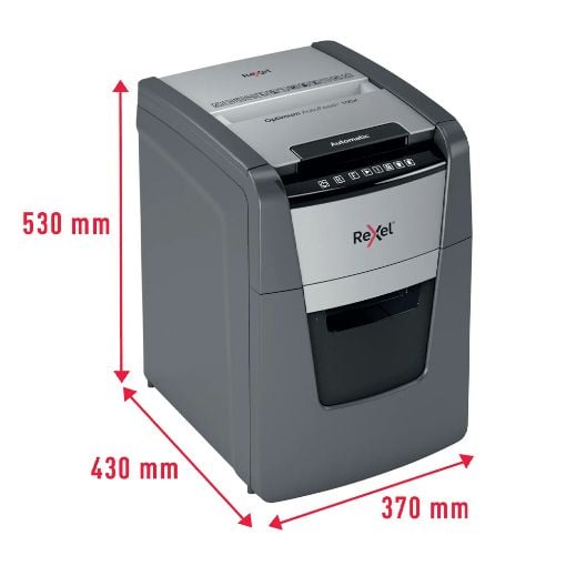 Εικόνα της Καταστροφέας Εγγράφων Rexel Optimum AutoFeed 100 Φύλλων 34lt Black