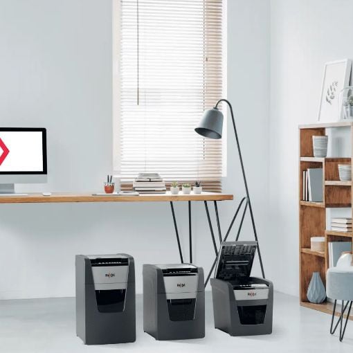 Εικόνα της Καταστροφέας Εγγράφων Rexel Optimum AutoFeed 50 Φύλλων 20lt Black