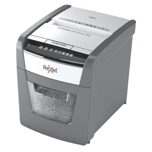Εικόνα της Καταστροφέας Εγγράφων Rexel Optimum AutoFeed 50 Φύλλων 20lt Black