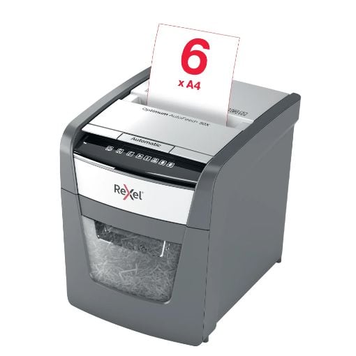 Εικόνα της Καταστροφέας Εγγράφων Rexel Optimum AutoFeed 50 Φύλλων 20lt Black