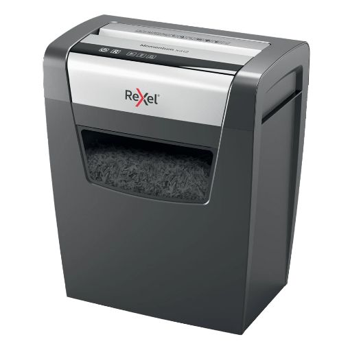 Εικόνα της Καταστροφέας Εγγράφων Rexel Momentum X312 12 Φύλλων 23lt Black