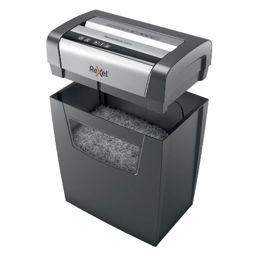 Εικόνα της Καταστροφέας Εγγράφων Rexel Momentum X410 10 Φύλλων 23lt Black