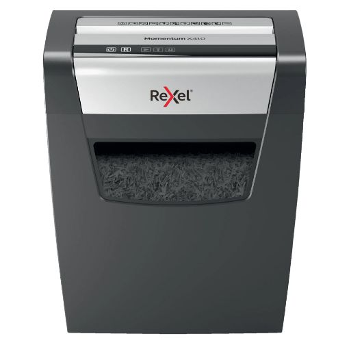 Εικόνα της Καταστροφέας Εγγράφων Rexel Momentum X410 10 Φύλλων 23lt Black