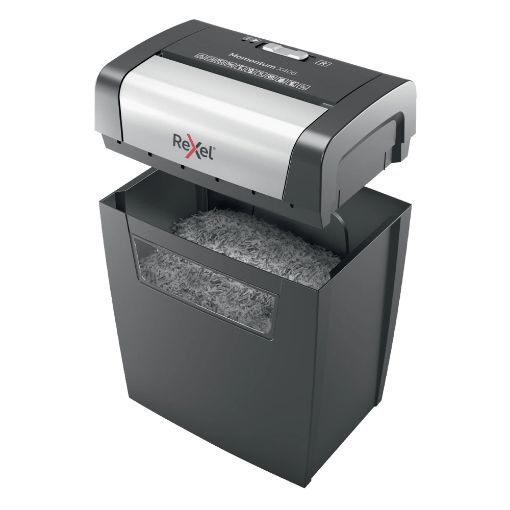 Εικόνα της Καταστροφέας Εγγράφων Rexel Momentum X406 6 Φύλλων 15lt Black