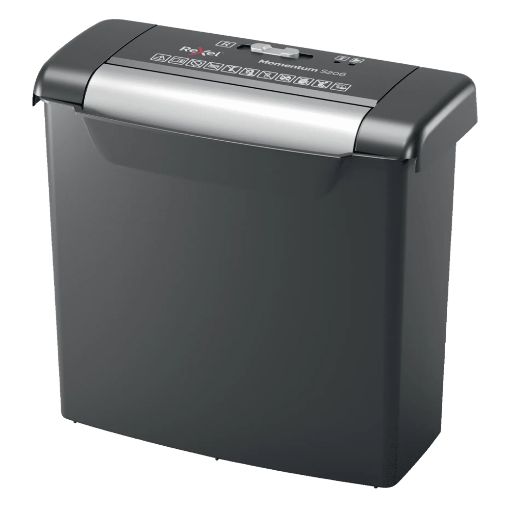 Εικόνα της Καταστροφέας Εγγράφων Rexel Momentum S206 6 Φύλλων 9lt Black