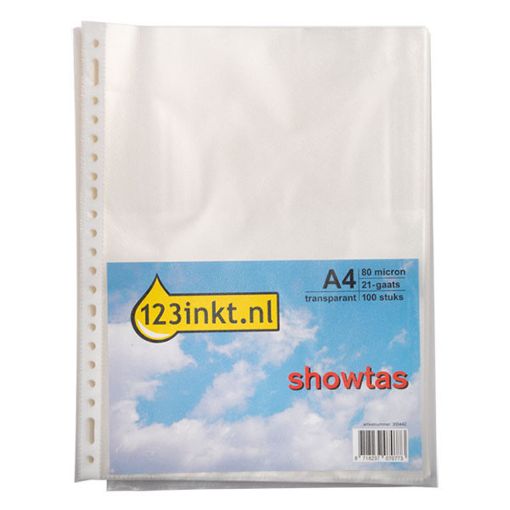 Εικόνα της Ζελατίνα με Τρύπες 123inkt Α4 80 Μicrons 100 τμχ 300442