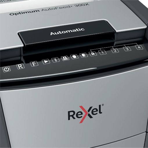 Εικόνα της Καταστροφέας Εγγράφων Rexel Optimum AutoFeed 300 Φύλλων 60lt Black