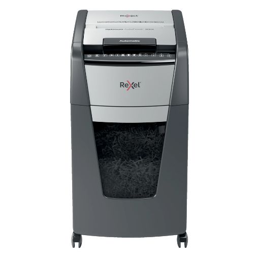 Εικόνα της Καταστροφέας Εγγράφων Rexel Optimum AutoFeed 300 Φύλλων 60lt Black