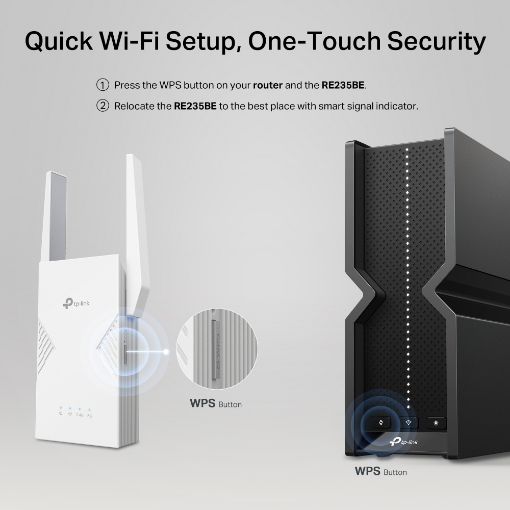 Εικόνα της Range Extender Tp-Link RE235BE v1 Wi-Fi 7 BE3600 Dual-Band