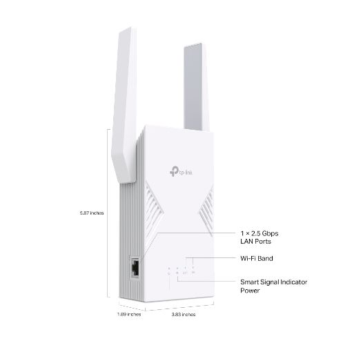 Εικόνα της Range Extender Tp-Link RE235BE v1 Wi-Fi 7 BE3600 Dual-Band