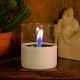 Εικόνα της Επιτραπέζια Εστία Φωτιάς Tenderflame Lilly 10 10x11.5cm 300ml White TF-200004
