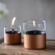 Εικόνα της Επιτραπέζια Εστία Φωτιάς Tenderflame Lilly 10 10x11.5cm 300ml Copper TF-600089
