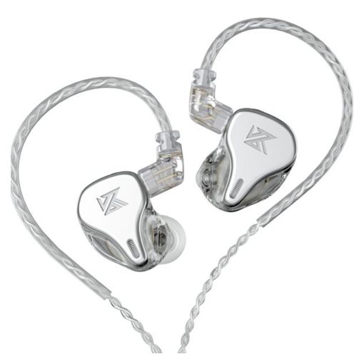 Εικόνα της Earphones KZ DQ6 Triple Dynamic Driver IEM No Mic 1.2m Silver