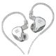 Εικόνα της Earphones KZ DQ6 Triple Dynamic Driver IEM No Mic 1.2m Silver