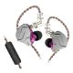 Εικόνα της Earphones KZ ZSN Pro Hybrid Dual-Driver IEM 1.2m Purple