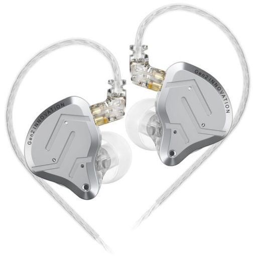 Εικόνα της Earphones KZ ZSN Pro 2 Hybrid Dual-Driver IEM 1.2m Silver