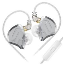 Εικόνα της Earphones KZ ZSN Pro 2 Hybrid Dual-Driver IEM 1.2m Silver