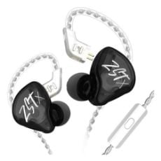 Εικόνα της Earphones KZ ZST X Hybrid Dual-Driver IEM 1.2m Black