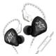 Εικόνα της Earphones KZ ZST X Hybrid Dual-Driver IEM 1.2m Black
