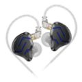 Εικόνα της Earphones KZ ZSN Pro 2 Hybrid Dual-Driver IEM No Mic 1.2m Blue Black