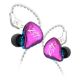 Εικόνα της Earphones KZ ZST X Hybrid Dual-Driver IEM No Mic 1.2m Purple