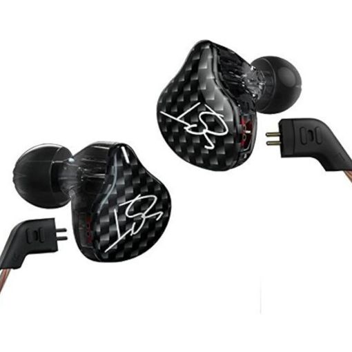 Εικόνα της Earphones KZ ZST Hybrid Dual-Driver IEM 1.2m Black