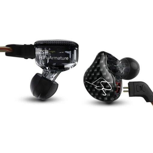Εικόνα της Earphones KZ ZST Hybrid Dual-Driver IEM 1.2m Black