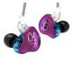 Εικόνα της Earphones KZ ZST Hybrid Dual-Driver IEM No Mic 1.2m Purple