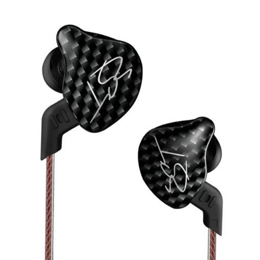 Εικόνα της Earphones KZ ZST Hybrid Dual-Driver IEM No Mic 1.2m Black