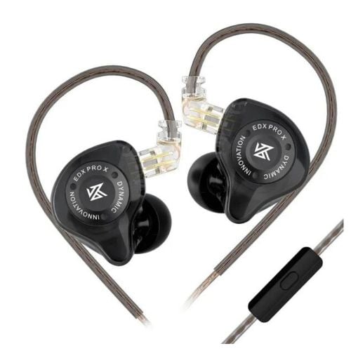 Εικόνα της Earphones KZ EDX Pro X Dynamic Driver IEM 1.2m Black